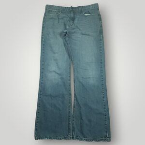 Levi's Signature Jeans Mens 32x30 Y2K Low Rise Bootcut Slim Fit Distressed Indie